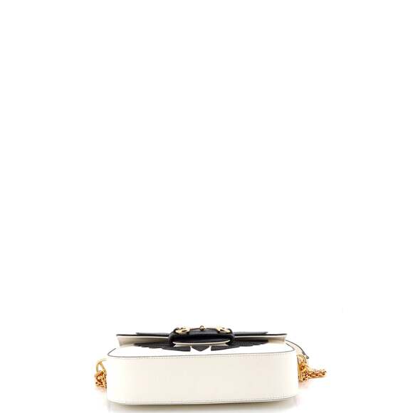 X Adidas Horsebit Shoulder Bag Leather #220959G14B - Picture 4 of 6